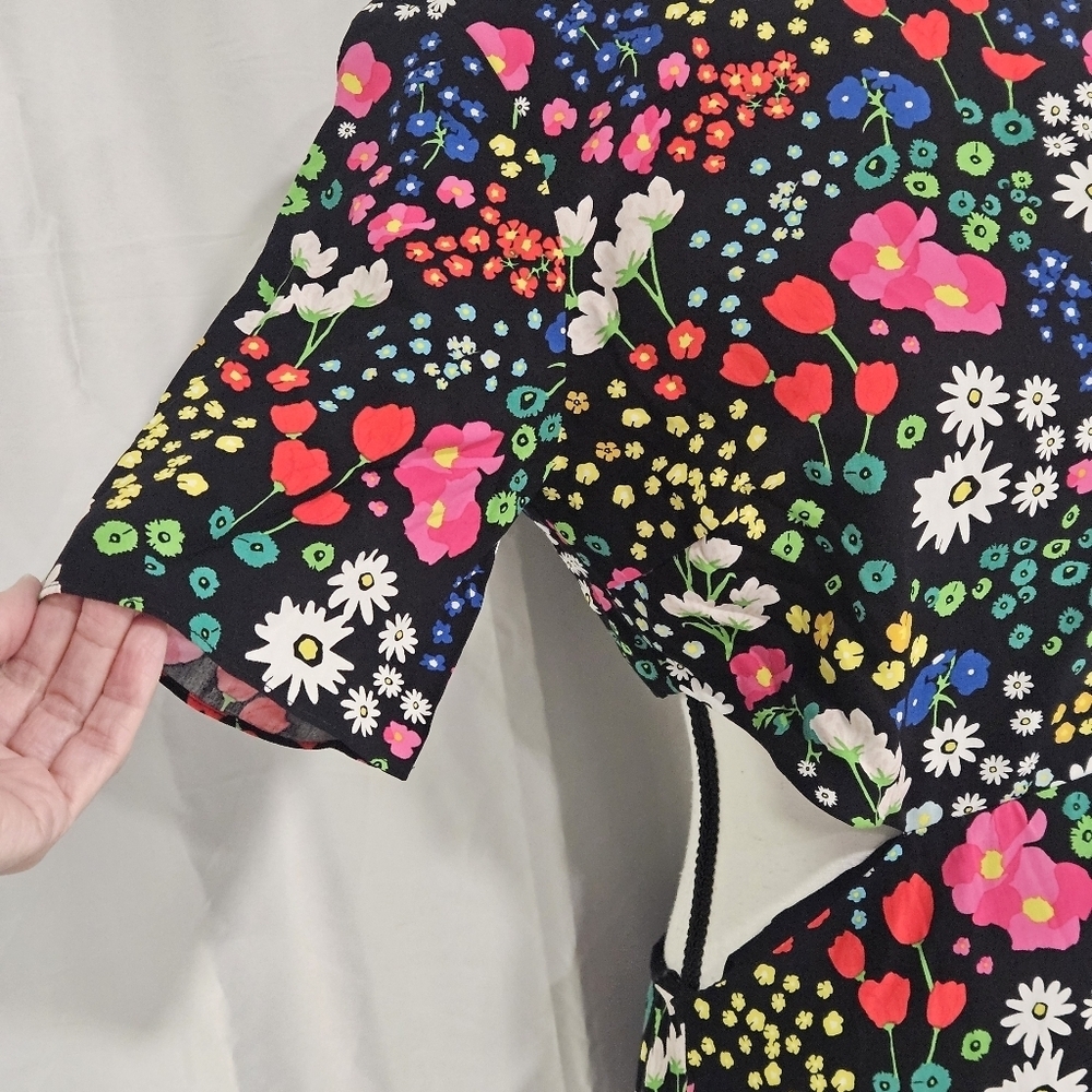 NWT The Kooples Joyful Flower Maxi Dress Size 2 - Picture 10 of 13